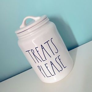 Rae Dunn Treats Please Tall Canister